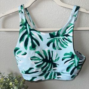 Zella Palm Swim Top